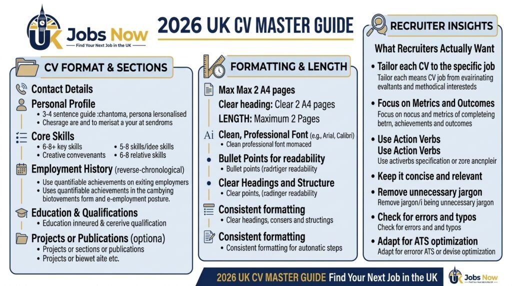 How to Write a UK CV in 2026: Format, Length and What Recruiters Actually Want