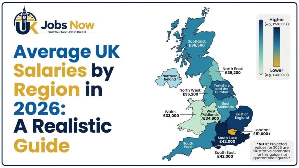 Average UK Salaries by Region in 2026: A Realistic Guide