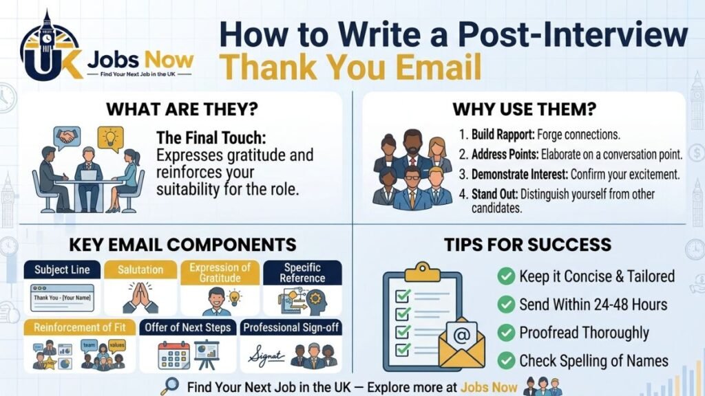 How to Write a Post-Interview Thank You Email
