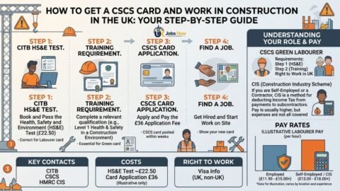 How to Get a CSCS Card and Work in Construction in the UK