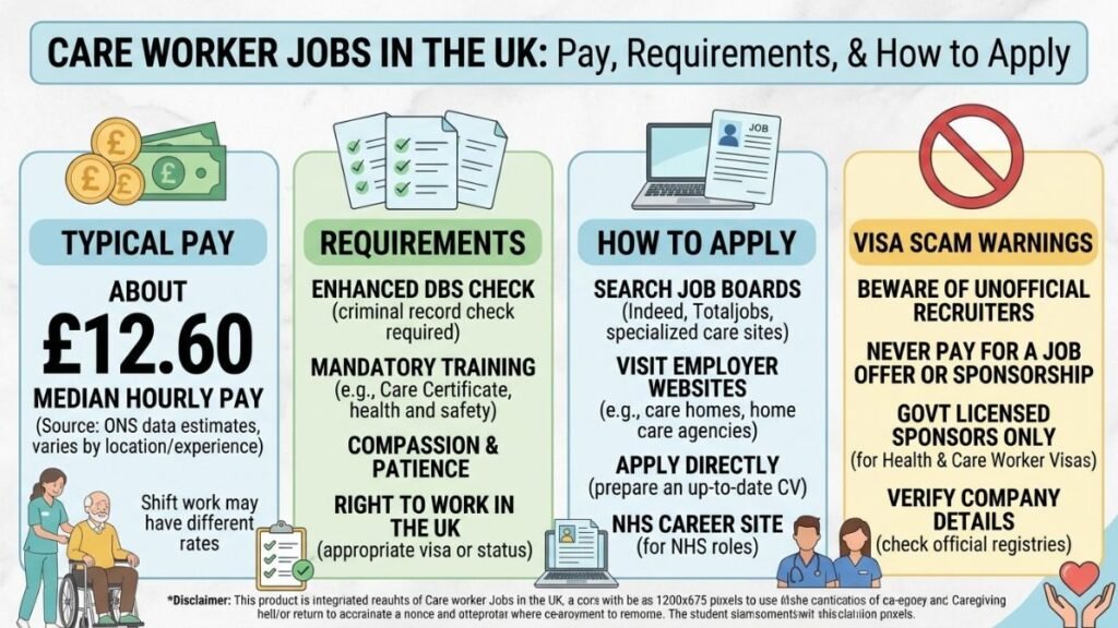 Care Worker Jobs in the UK: Pay, Requirements and How to Apply