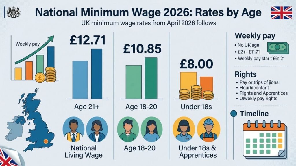 National Minimum Wage 2026: Rates by Age