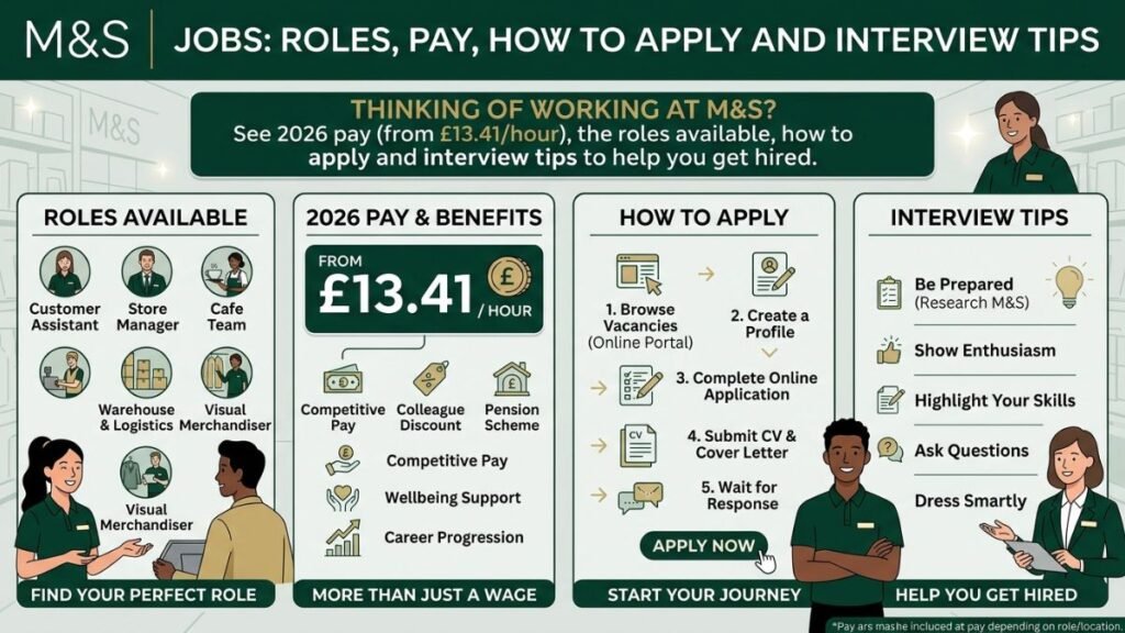 M&S Jobs: Roles, Pay, How to Apply and Interview Tips